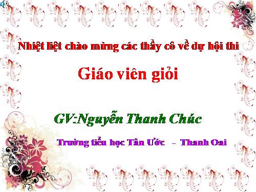 Tuần 26. Nghĩa thầy trò