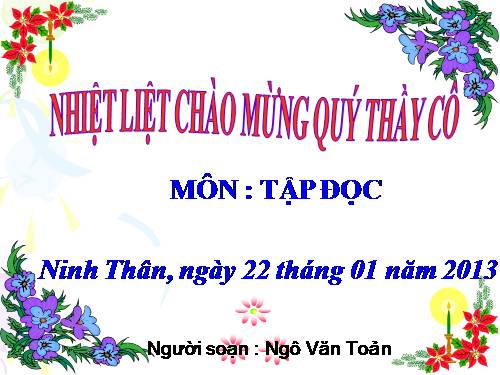 Tuần 20. Nhà tài trợ đặc biệt của Cách mạng