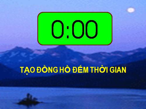 cach tao dong ho dep thoi gian trong sao GADT
