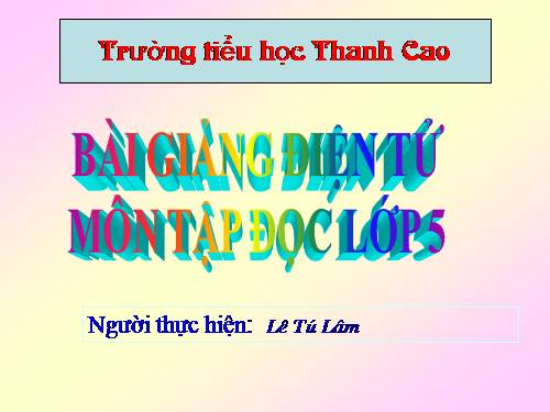 Tuần 8. Kì diệu rừng xanh