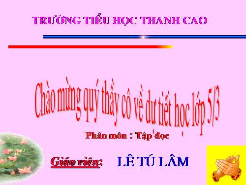 Tuần 32. Những cánh buồm