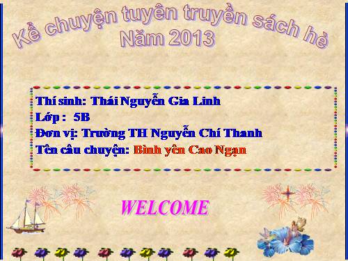 Thi kể chuyện hè năm 2013