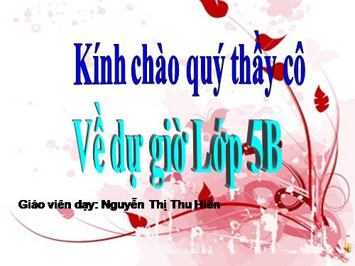 Tuần 12. Mùa thảo quả