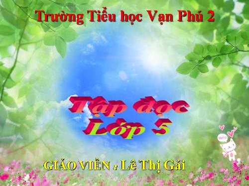 Tuần 29. Con gái