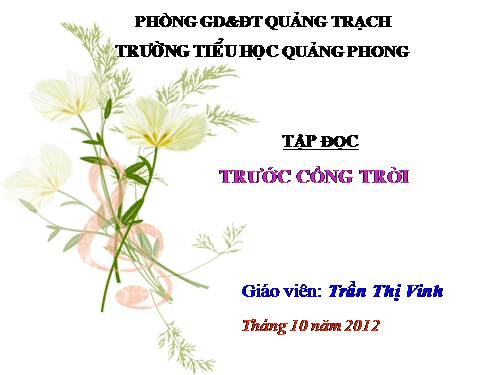 Tuần 31. Công việc đầu tiên