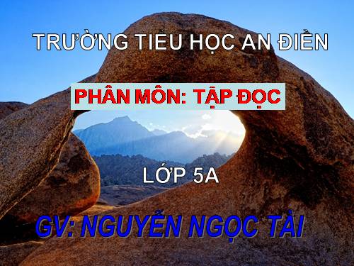 Tuần 29. Một vụ đắm tàu