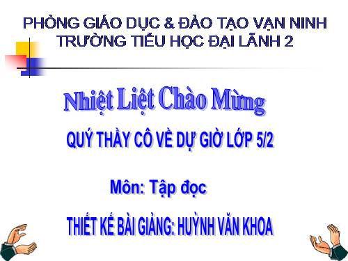 Tuần 11. Chuyện một khu vườn nhỏ