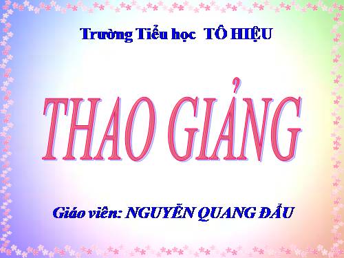 Tuần 12. Mùa thảo quả