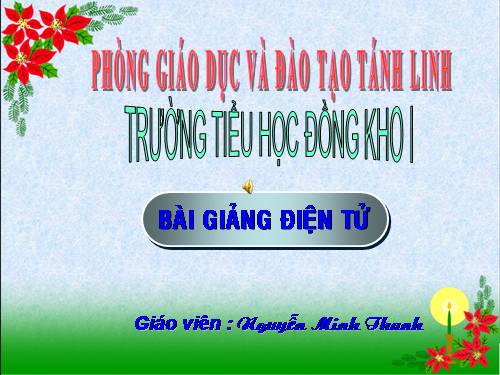 Tuần 14. Chuỗi ngọc lam