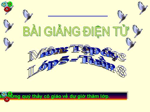 Tuần 8. Trước cổng trời