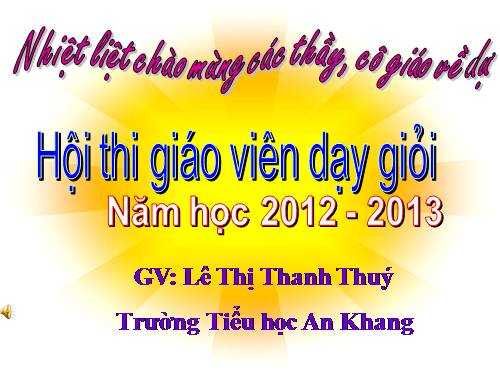 Tuần 11. Chuyện một khu vườn nhỏ