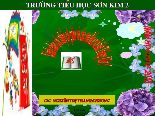 Tuần 11. Chuyện một khu vườn nhỏ