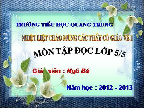 Tuần 12. Mùa thảo quả