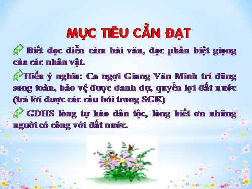 Tuần 21. Trí dũng song toàn