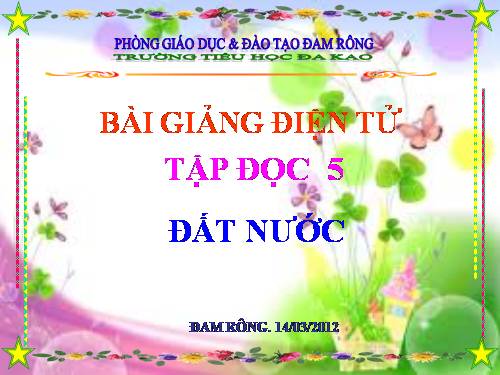 Tuần 27. Đất nước