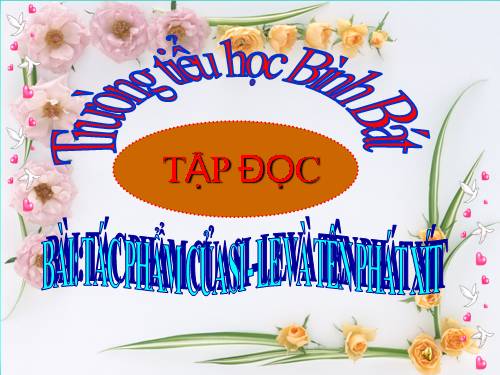 Tuần 6. Tác phẩm của Si-le và tên phát xít