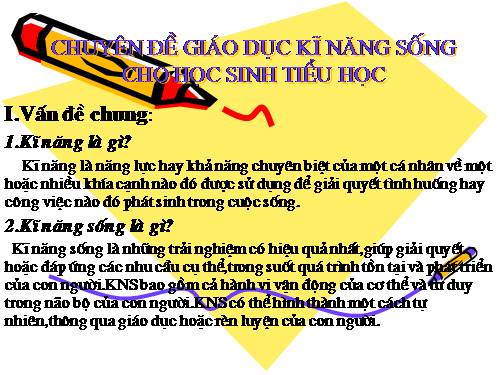 giới thiệu kĩ năng sống