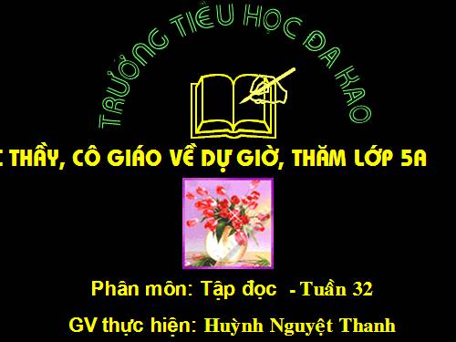 Tuần 32. Út Vịnh