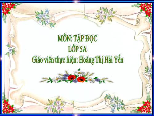 Tuần 5. Ê-mi-li, con…