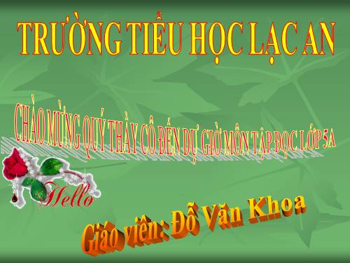 Tuần 11. Chuyện một khu vườn nhỏ