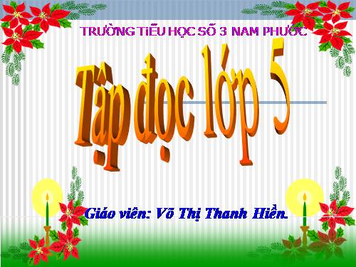 Tuần 26. Nghĩa thầy trò