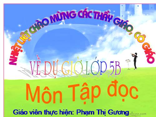 Tuần 7. Những người bạn tốt