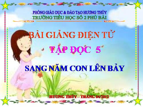 Tuần 33. Sang năm con lên bảy