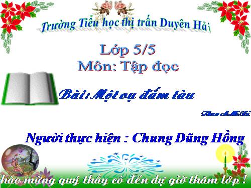 Tuần 29. Một vụ đắm tàu