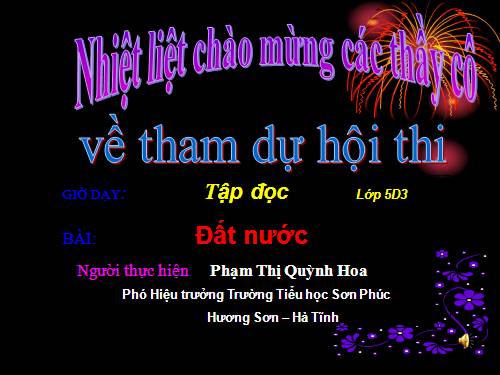 Tuần 27. Đất nước