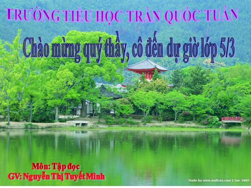 Tuần 14. Chuỗi ngọc lam