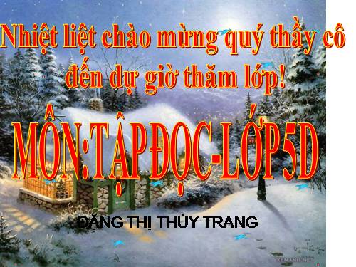 Tuần 11. Chuyện một khu vườn nhỏ