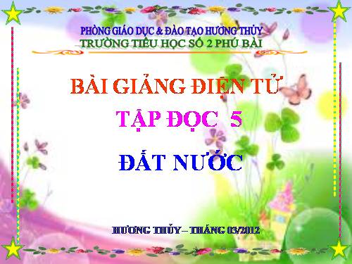 Tuần 27. Đất nước