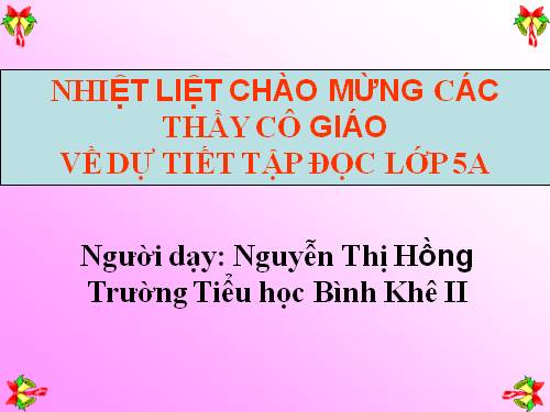 Tuần 23. Chú đi tuần