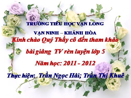 Tuần 16. Thầy thuốc như mẹ hiền