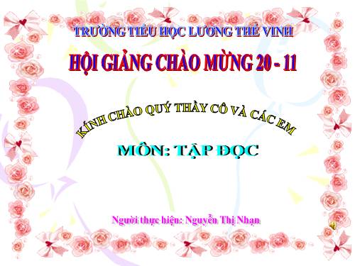 Tuần 13. Người gác rừng tí hon