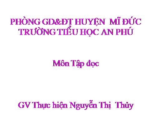 Tuần 19. Người công dân số Một