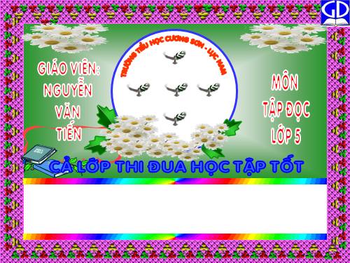 Tuần 26. Nghĩa thầy trò