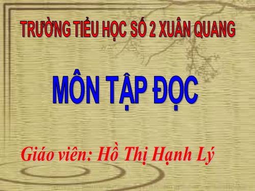 Tuần 17. Ngu Công xã Trịnh Tường