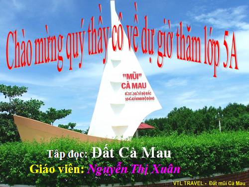 Tuần 9. Đất Cà Mau