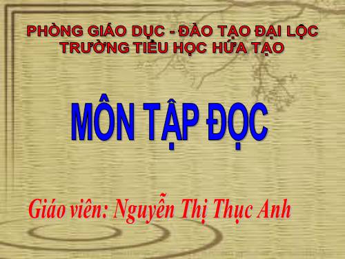 Tuần 17. Ngu Công xã Trịnh Tường