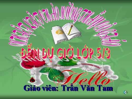 Tuần 11. Chuyện một khu vườn nhỏ
