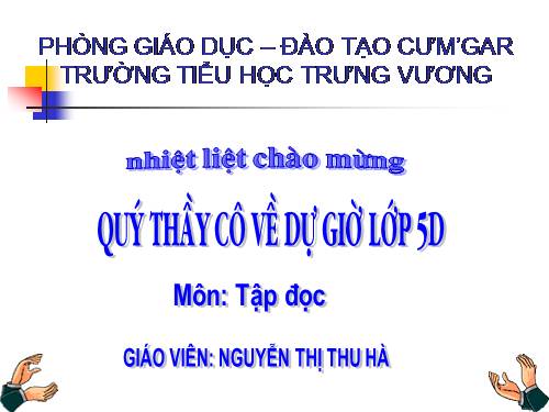 Tuần 11. Chuyện một khu vườn nhỏ