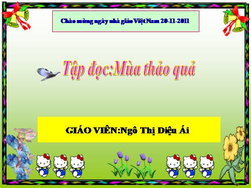 Tuần 12. Mùa thảo quả
