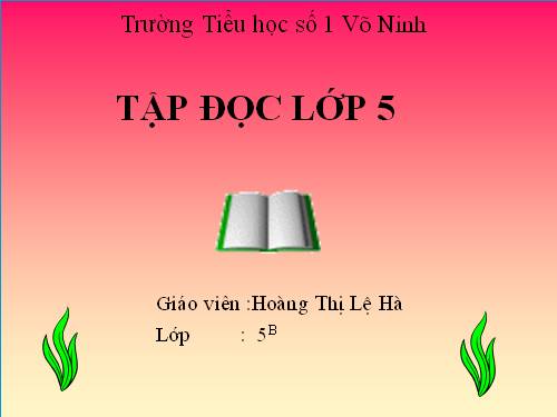 Tuần 8. Kì diệu rừng xanh