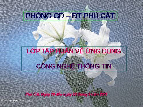 Tập huấn PhotoShop_Phù Cát