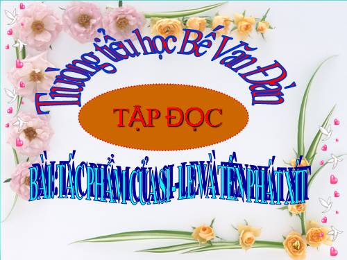 Tuần 6. Tác phẩm của Si-le và tên phát xít