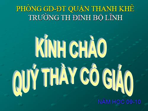 Tuần 1. Thư gửi các học sinh