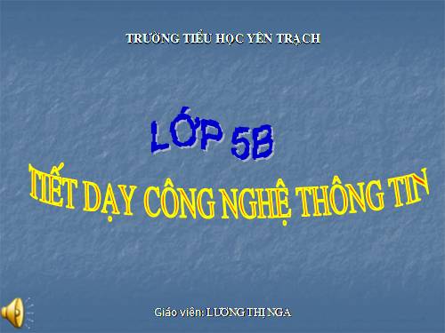 Tuần 34. Lớp học trên đường