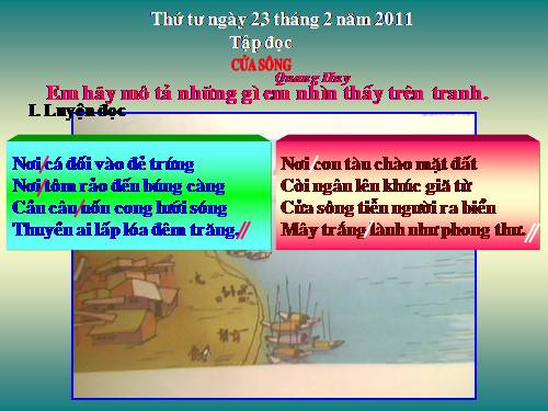 Tuần 25. Cửa sông