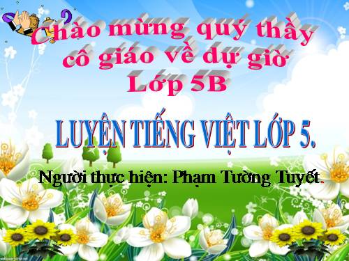 Luyện Tiếng việt tiết 1